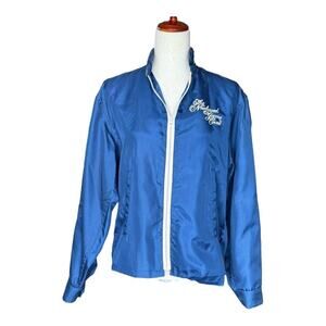Collegiate Pacific Vintage The Newlywed Game Crew Jacket 1970s TV Blue M